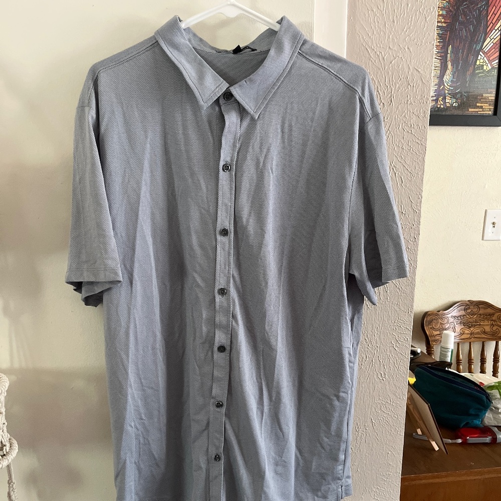Robert Barakett Men short sleeve button down